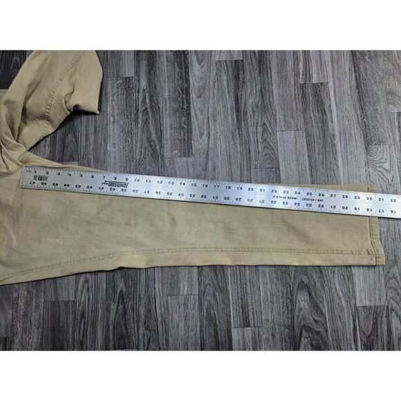 Lauren Ralph Lauren Jeans Womens 8 Beige Straight Leg Zip Pocket Classic Pants - Picture 9 of 11